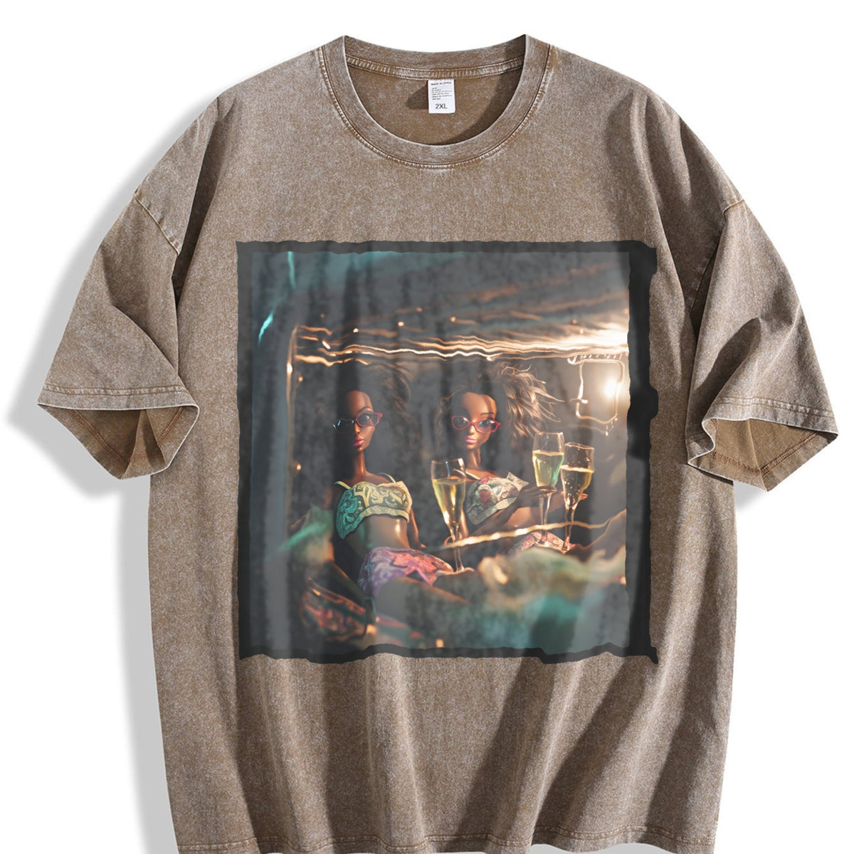 Doll in a Vintage Mirror Washed T-Shirt product image 3
