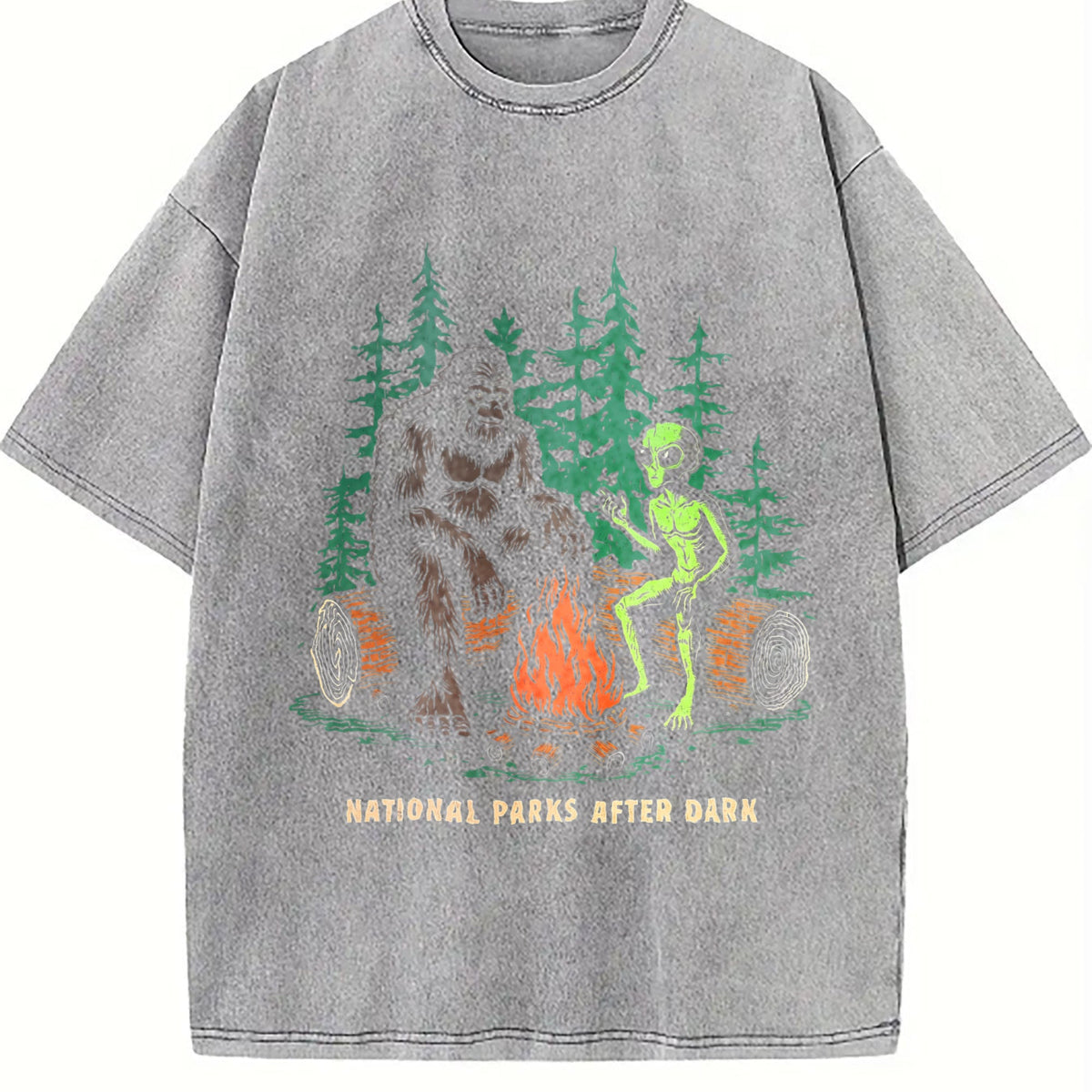 Funny National Parks After Dark Sarcastic Bigfoot Alien product image 5