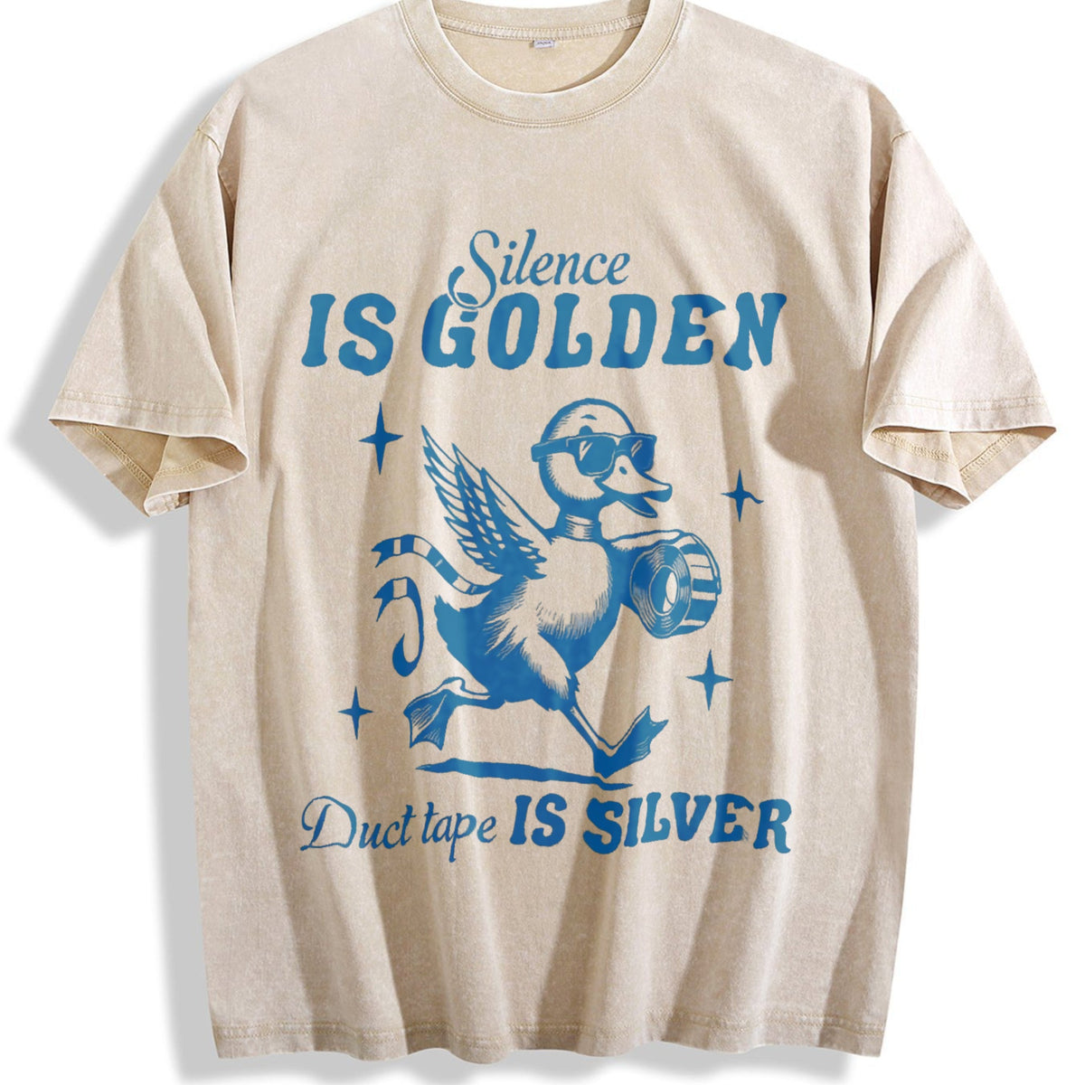 Silence Is Golden Duck Tape Is Silver 90s Vintage Washed product image 1