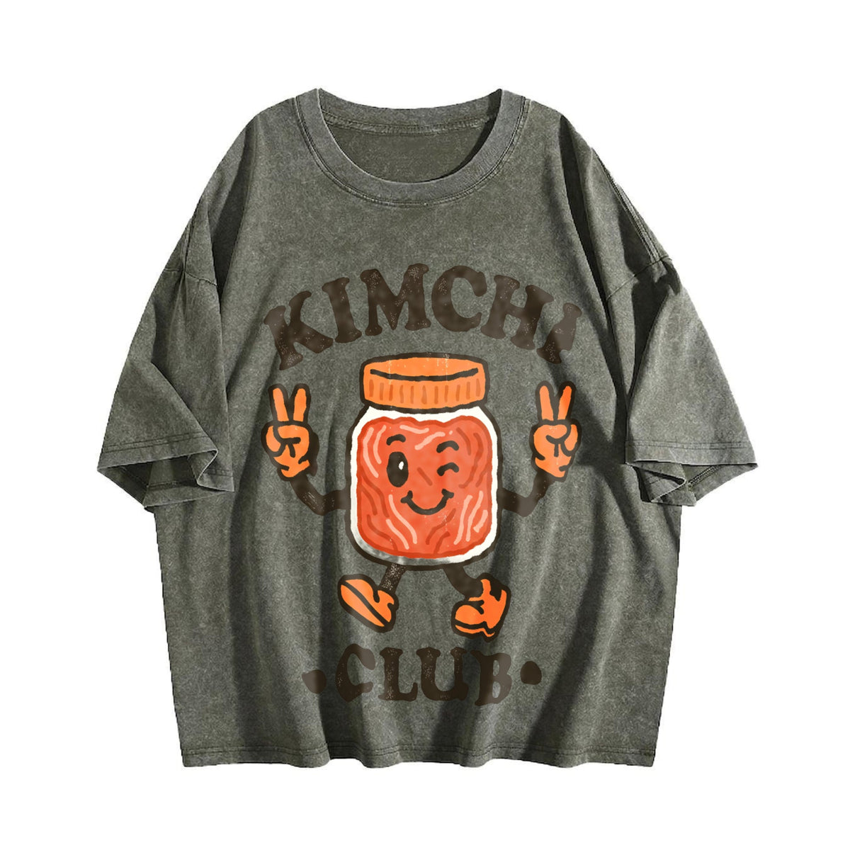 Kimchi Club : Korean Food Mascot For Foodies Vintage Washed product image 4