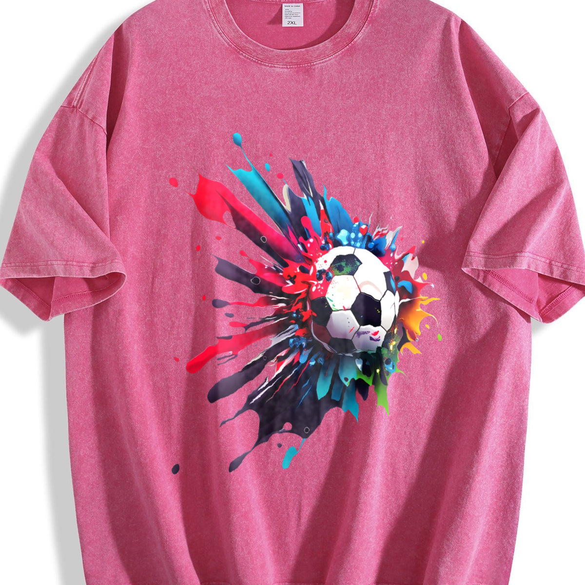 Global Soccer Fan Vintage Washed T-Shirt product image 7