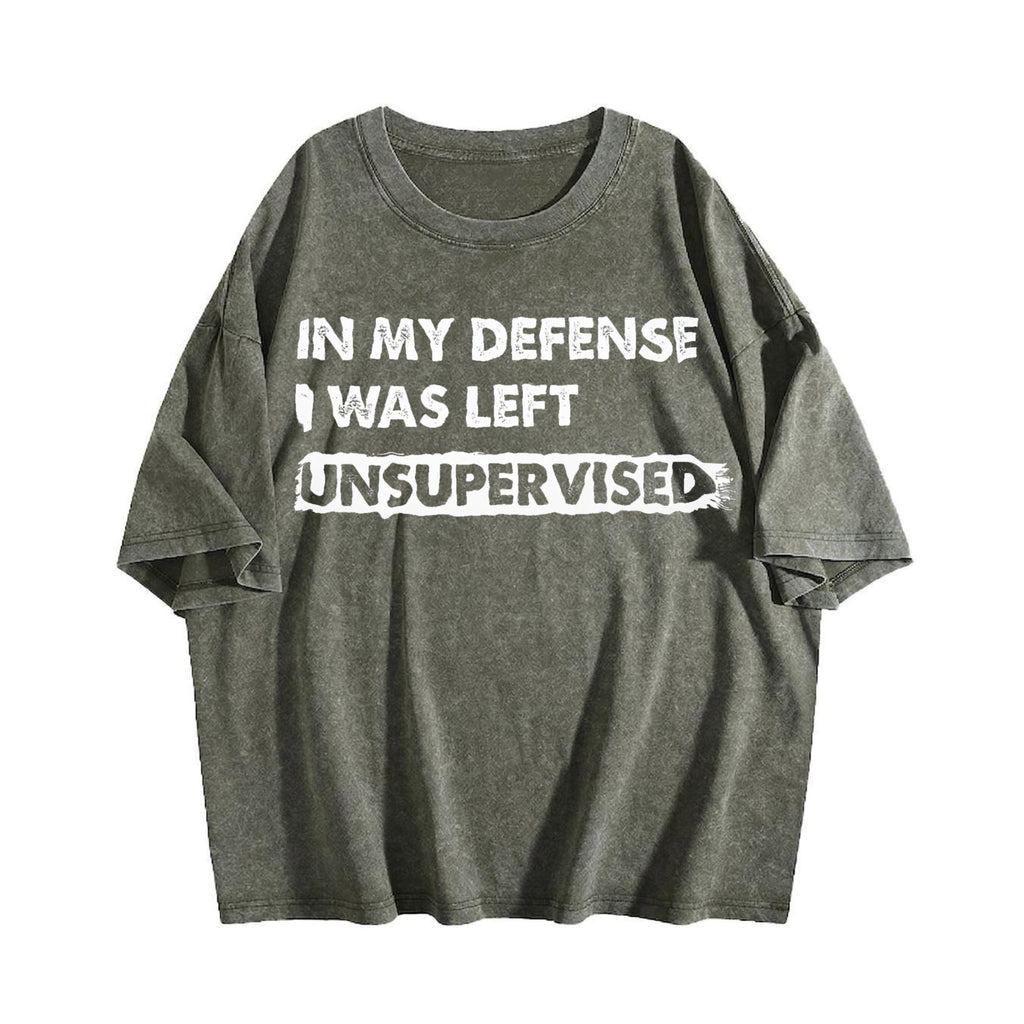 In My Defense I Was Unsupervised Funny Misbehaving Vintage product image 4