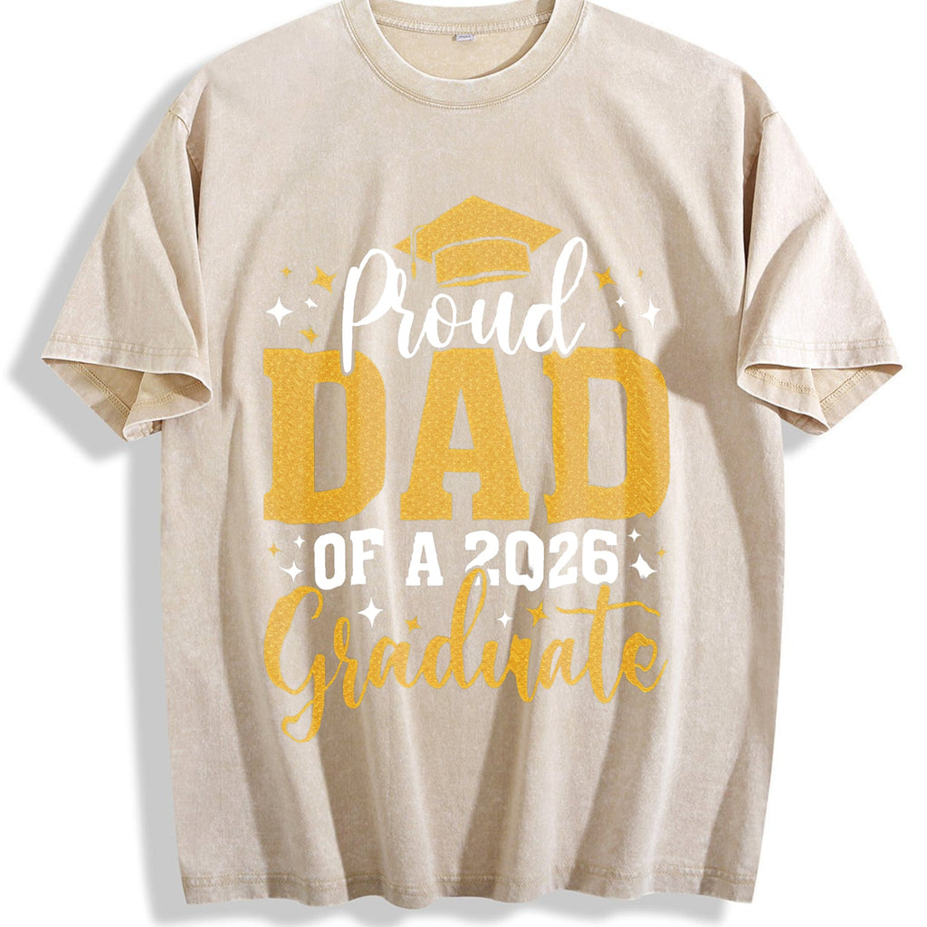 Dad Senior 2026 Proud Of A Class Of Graduate Vintage Washed product image 1