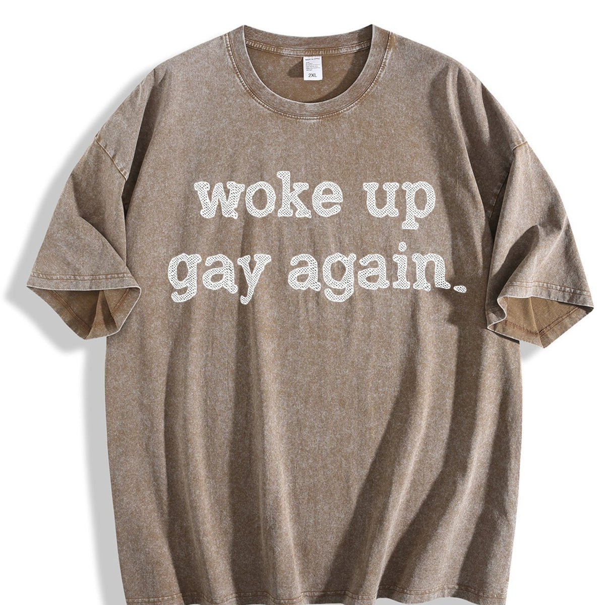 Woke Up Gay Again Funny Queer Lesbian Sexuality Joke product image 3