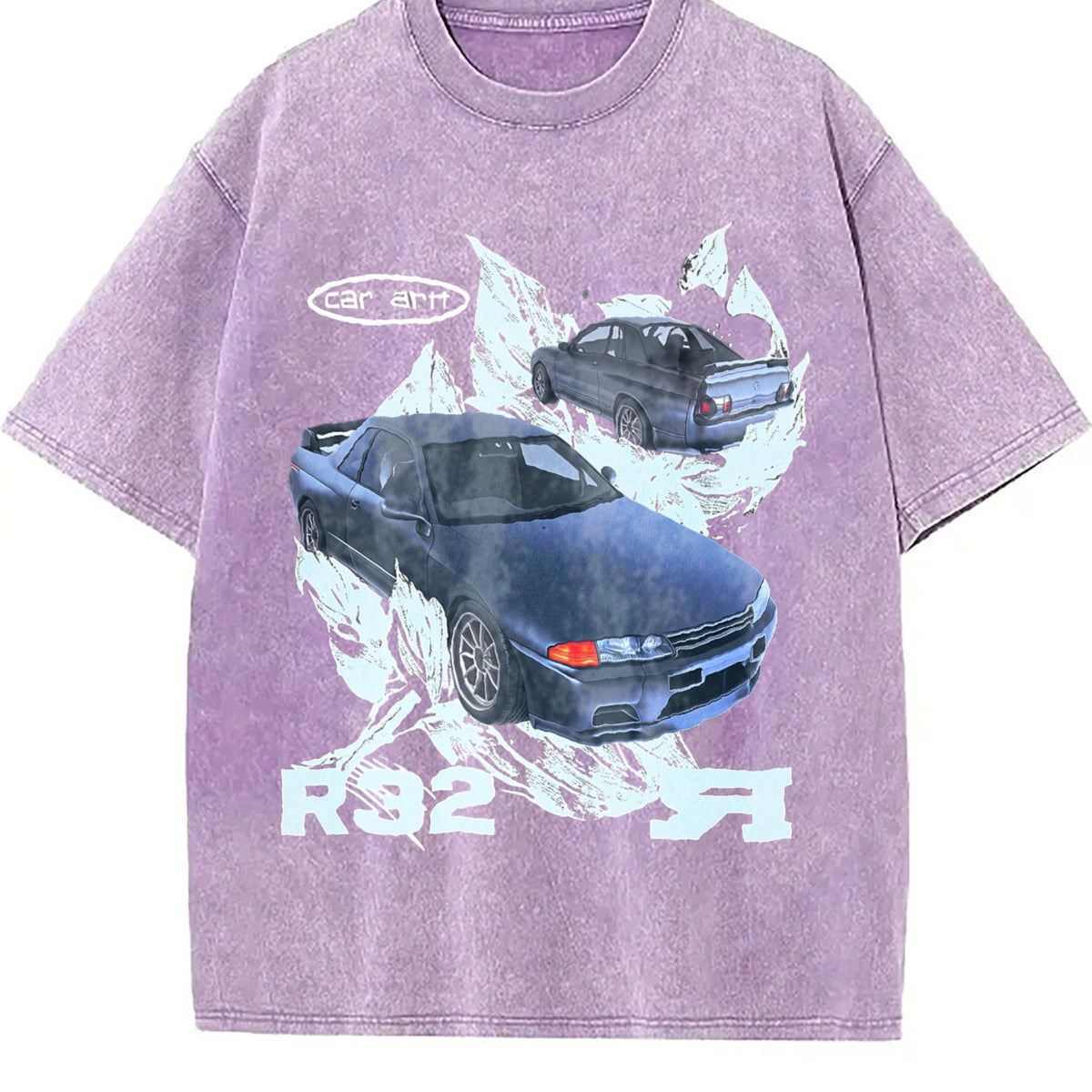 R32 Car Art Vintage Washed T-Shirt product image 6