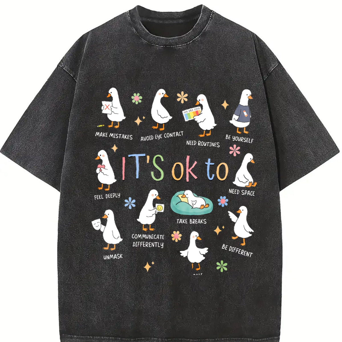 It's OK To Funny Goose Guide Vintage Washed T-Shirt product image 2
