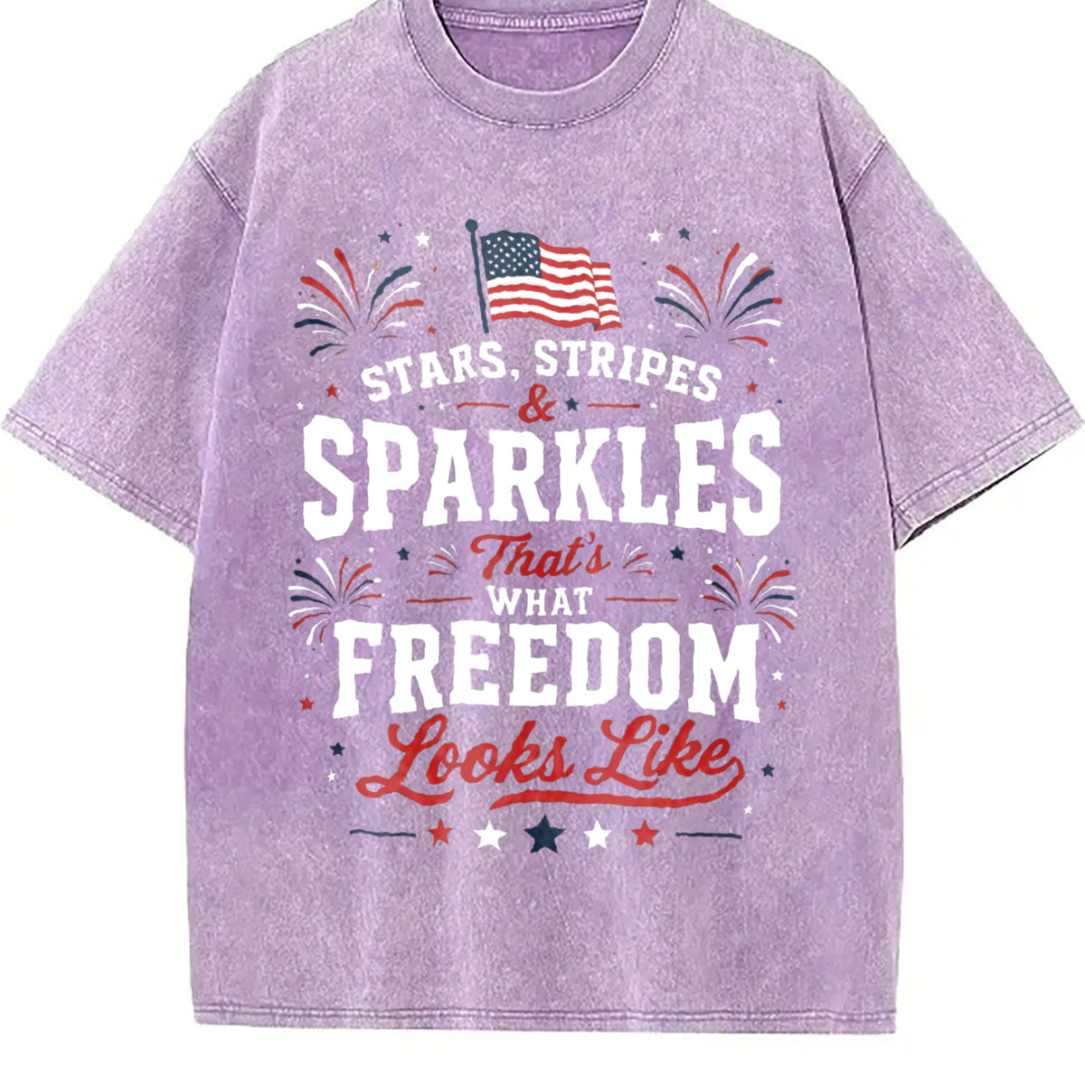 4th Of July - Stars Stripes Sparkles Freedom USA Vintage product image 6