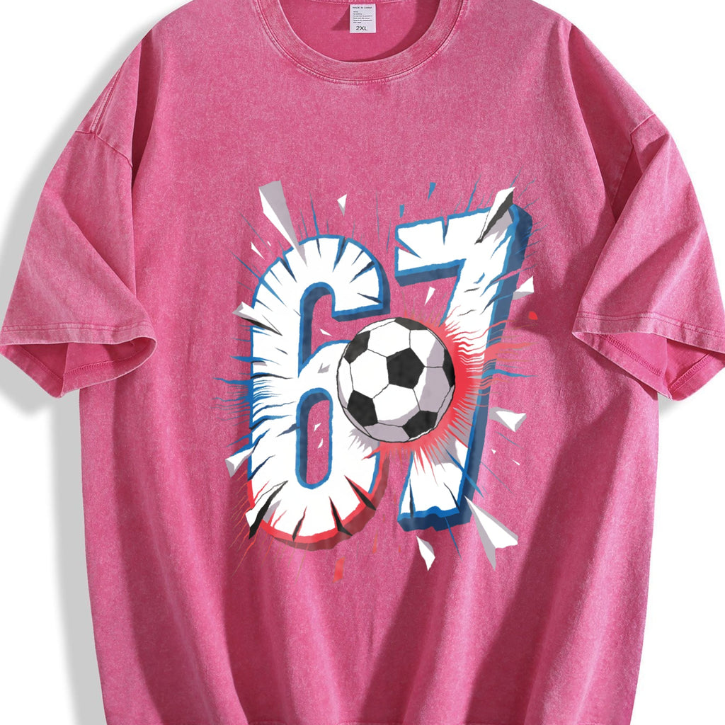 Global Soccer Fan Vintage Washed T-Shirt product image 7