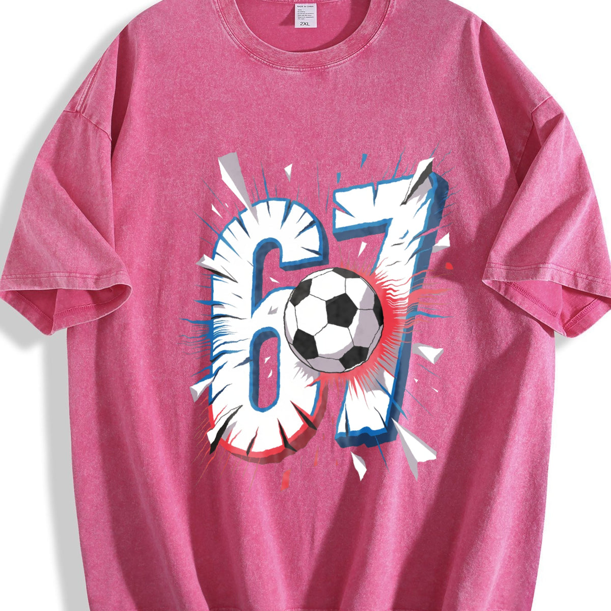 Global Soccer Fan Vintage Washed T-Shirt product image 7
