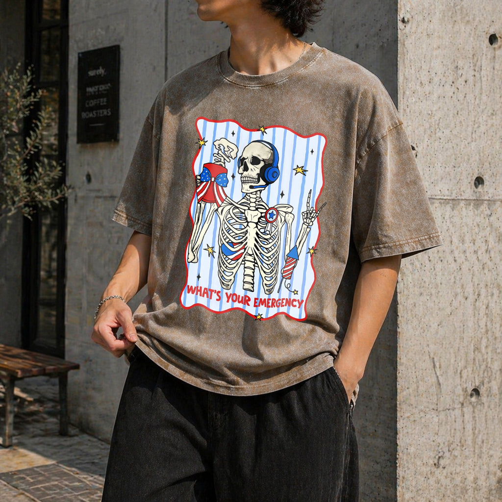 Dispatcher 4th Of July Vintage Washed T-Shirt product image 10