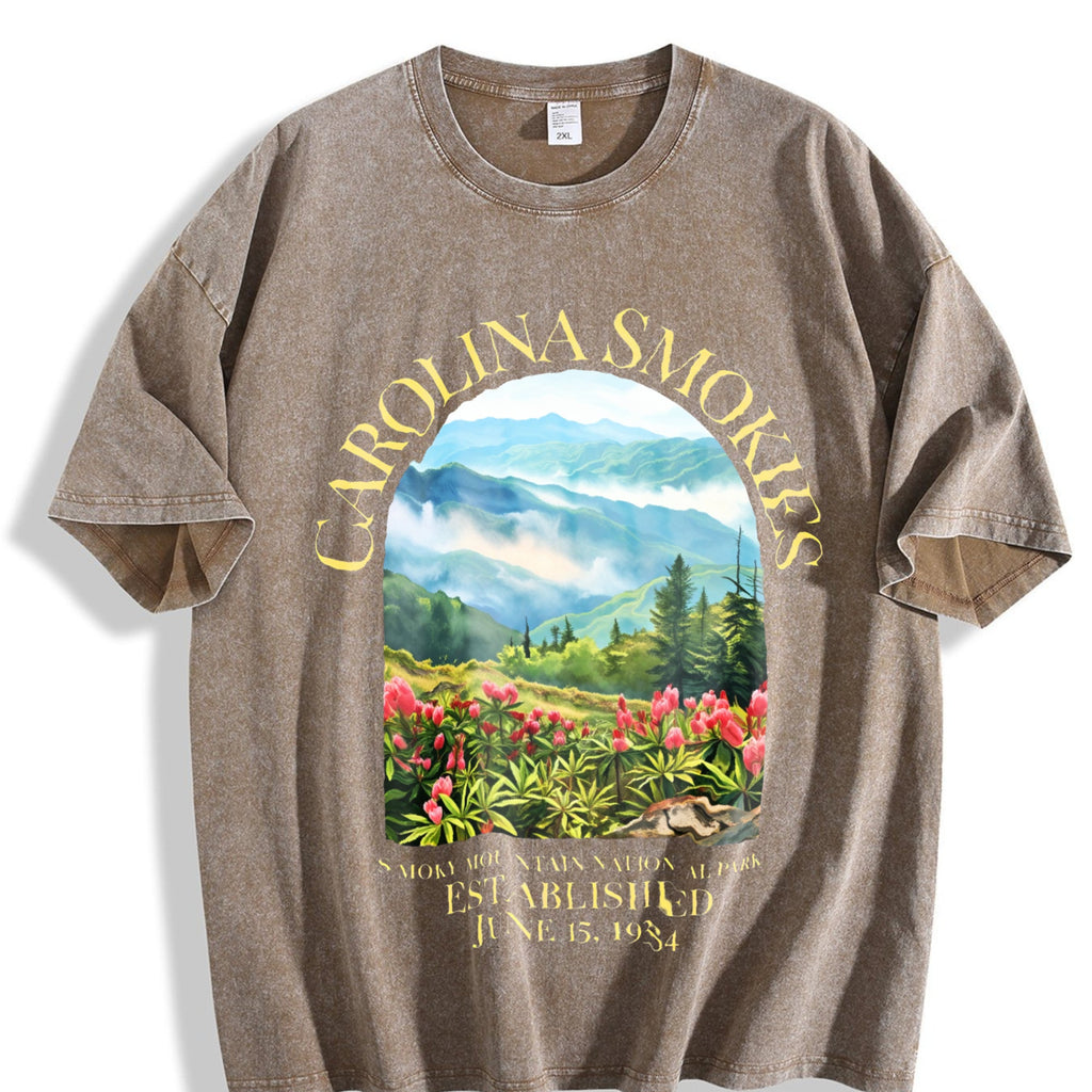 North Carolina Smoky Mountain National Park Vintage Washed product image 3