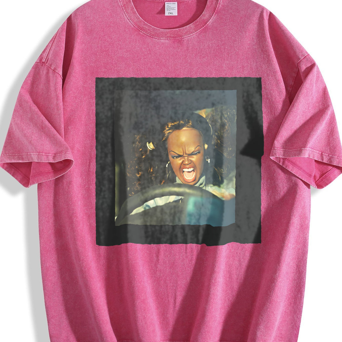 Angry Doll Driving Vintage Washed T-Shirt product image 7