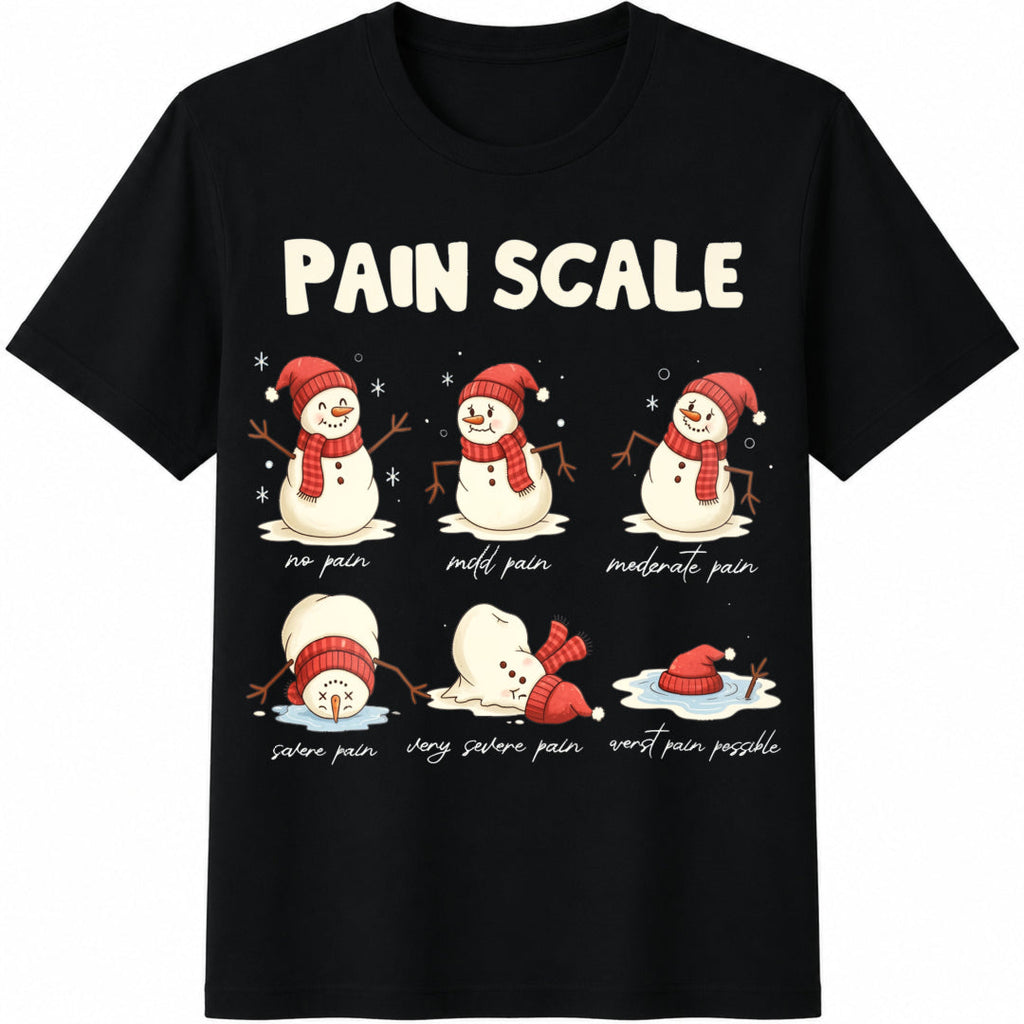 Pain Scale Cotton T-Shirt product image 1