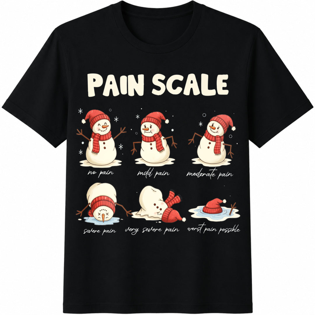 Pain Scale Cotton T-Shirt product image 1