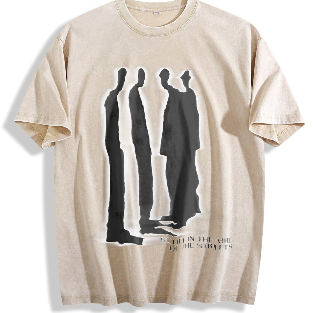 Atmosphere Virtual Shadow Characters Vintage Washed T-Shirt product image 1