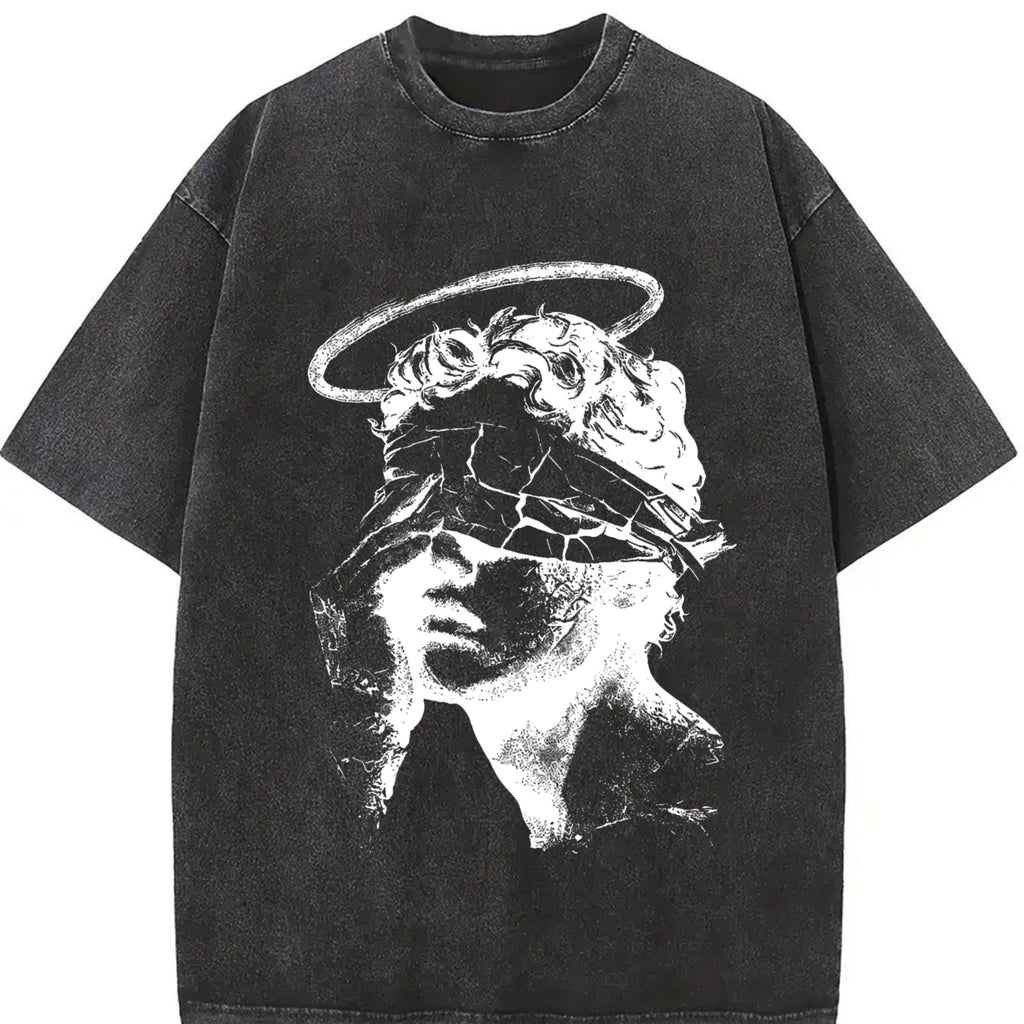 Angel Statue Vintage Washed T-Shirt product image 2