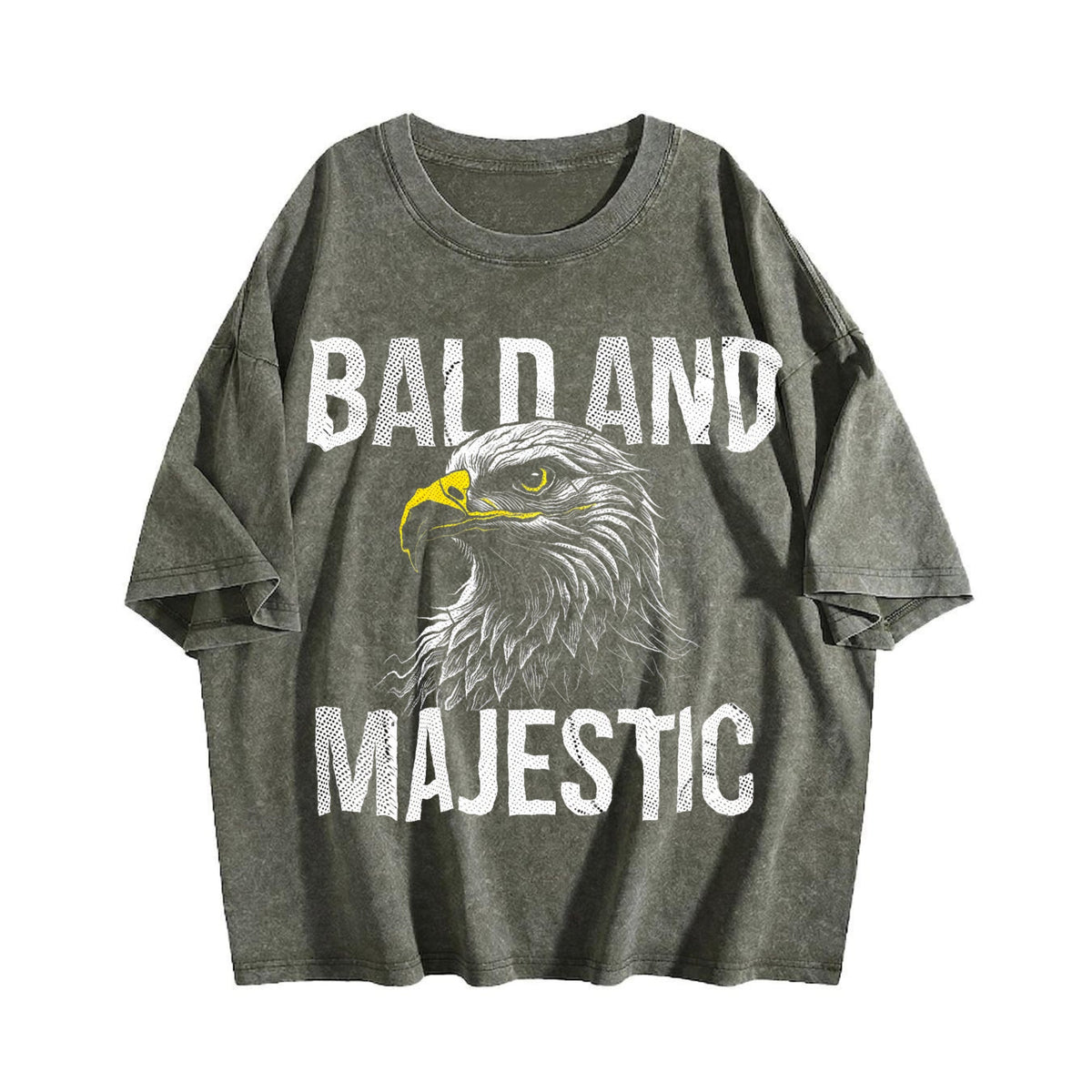 Funny Bald And Majestic Sarcastic Eagle Novelty Vintage product image 4