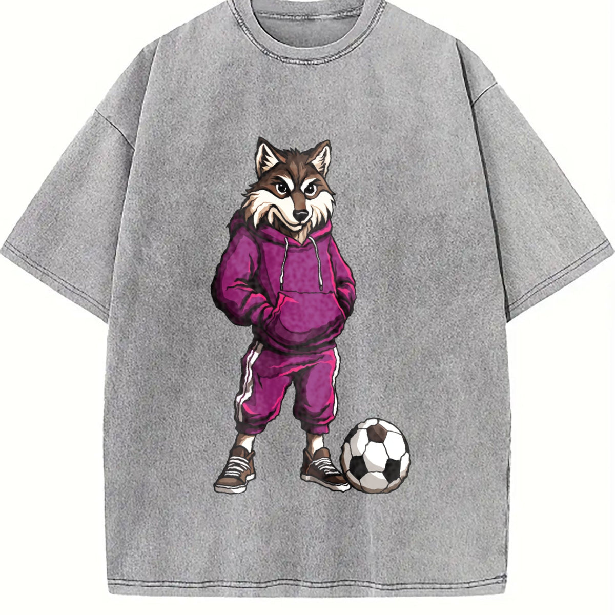 Global Soccer Fan Vintage Washed T-Shirt product image 5