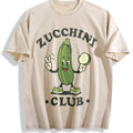 Zucchini Club Funny Veggie Lover Cartoon Vintage Washed product image 1