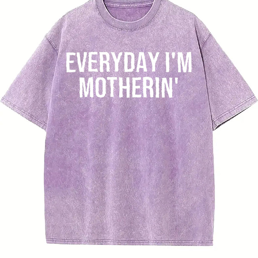 Everyday I'm Motherin Vintage Washed T-Shirt product image 6