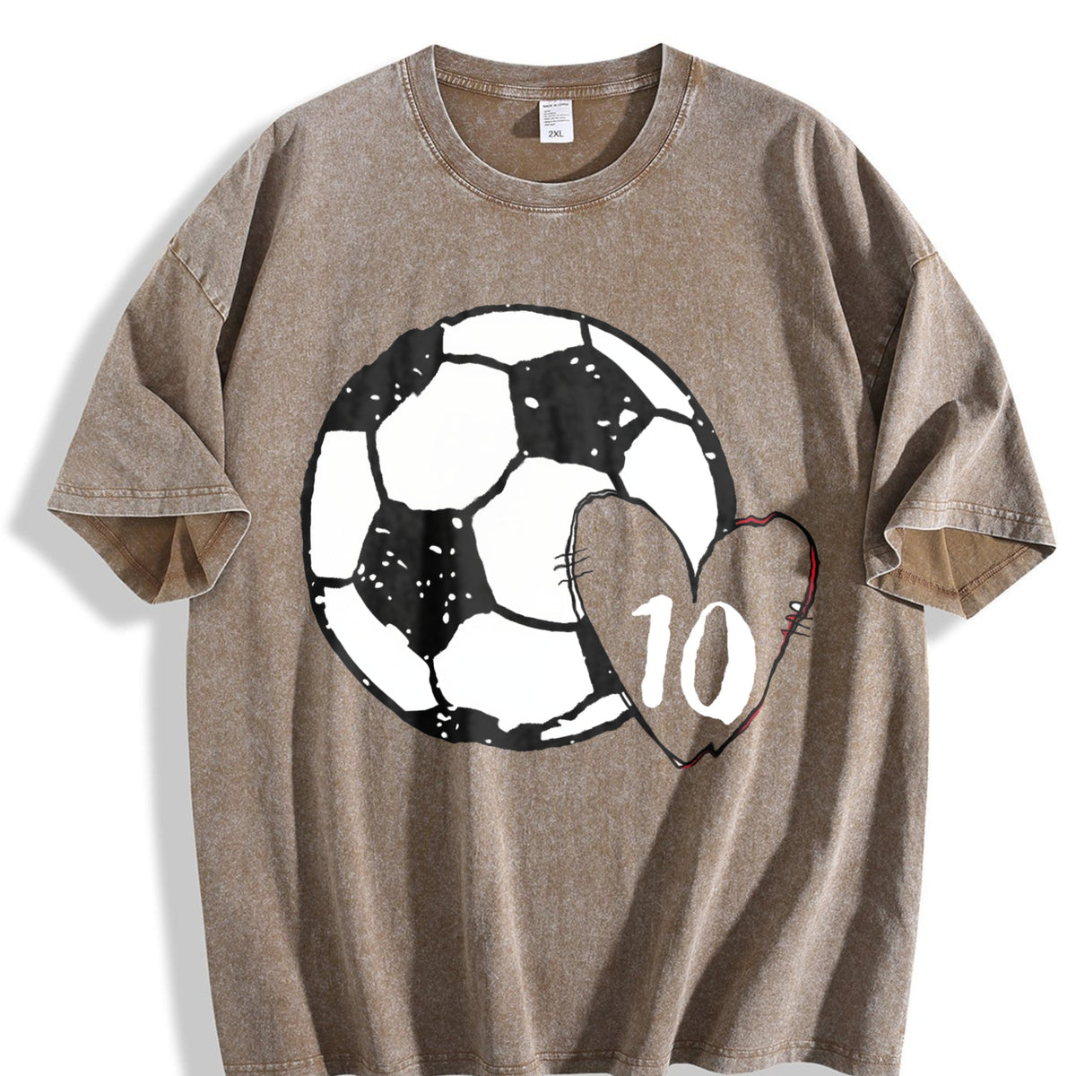 Global Soccer Fan Vintage Washed T-Shirt product image 3