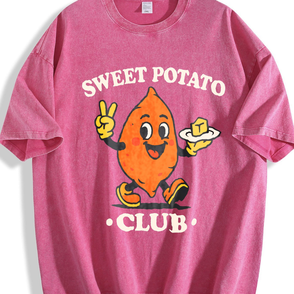 Sweet Potato Club Mascot Vintage Washed T-Shirt product image 7