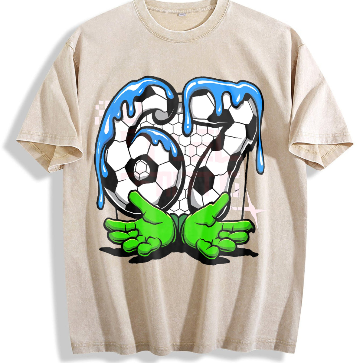Global Soccer Fan Vintage Washed T-Shirt product image 1