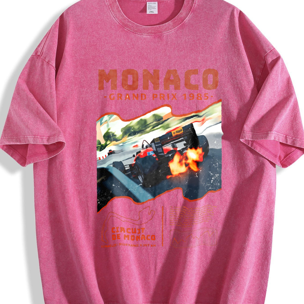 Monaco 1984 Classic 90s Funny Good Vintage Washed T-Shirt product image 7