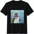 Cute Penguin by the Sea Cotton T-Shirt product image 1