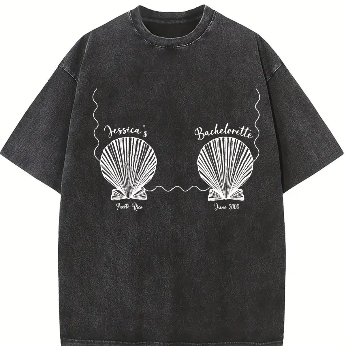 Beach Bachelorette Vintage Washed T-Shirt product image 2