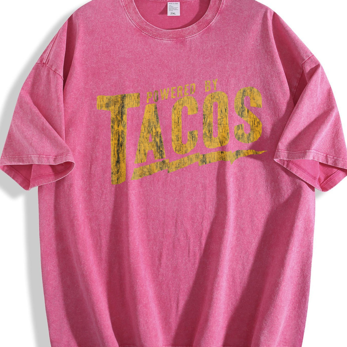 Powered By Tacos Funny Sarcastic For Guys Cool Vintage product image 7