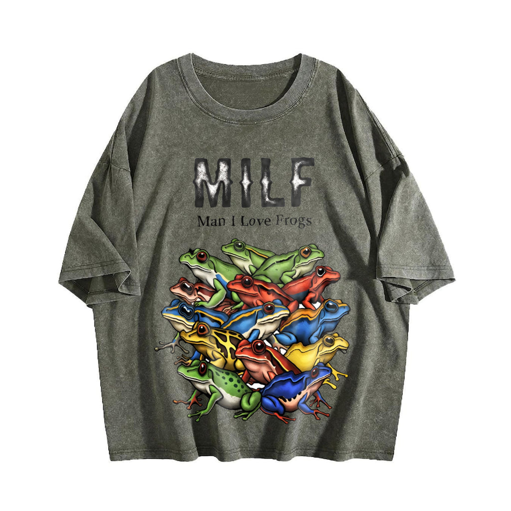 Milf 90s Vintage Washed T-Shirt product image 4