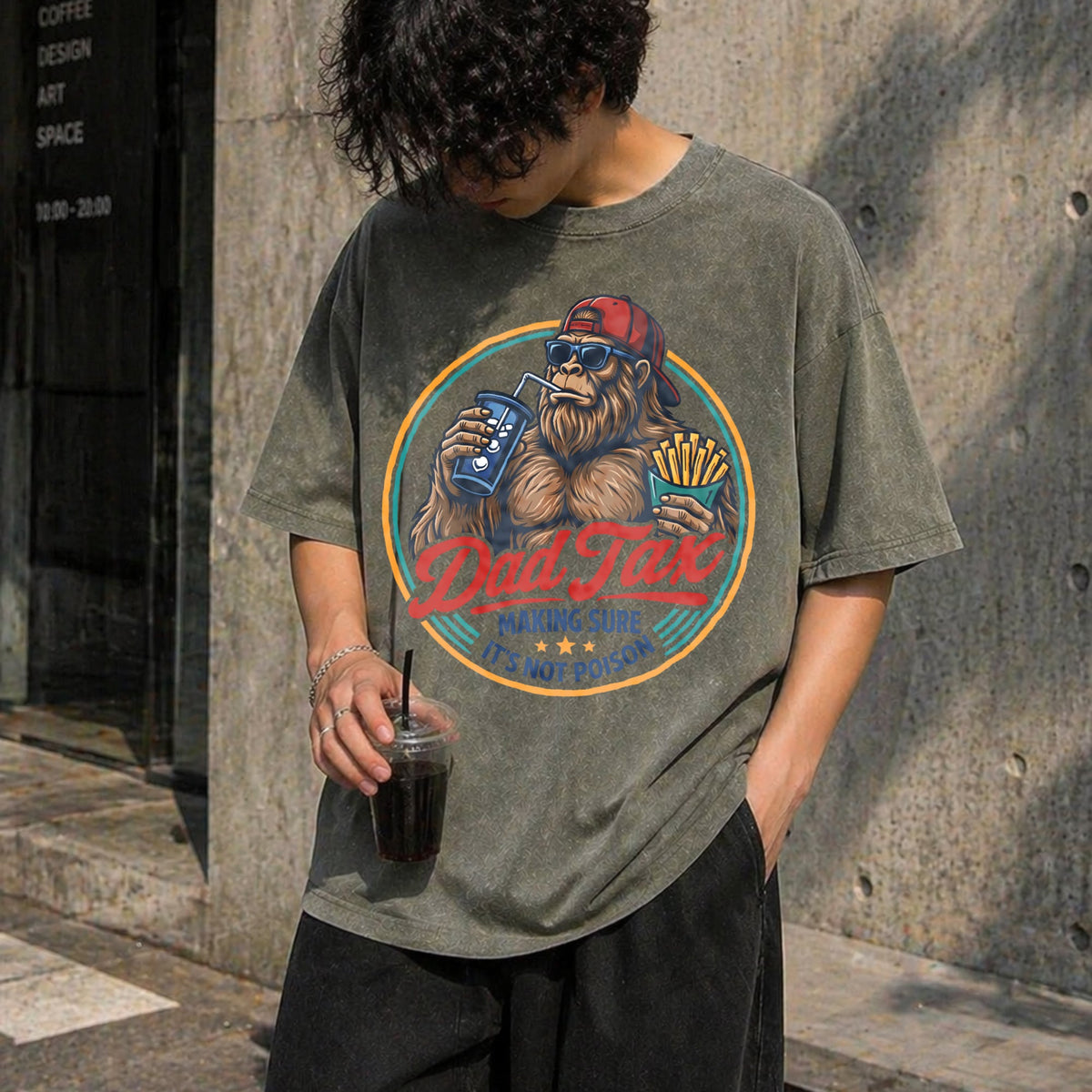 Dad Tax Vintage Washed T-Shirt product image 4