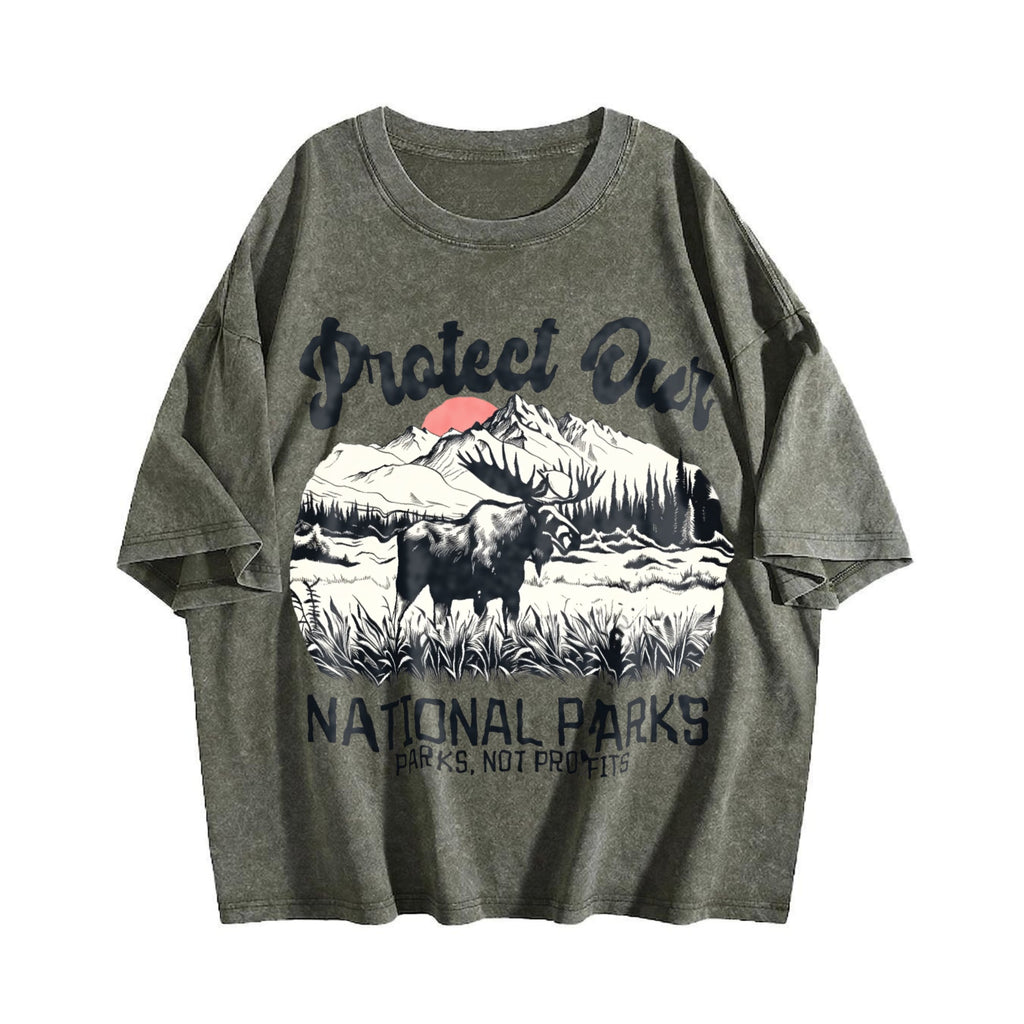 Protect Our National Parks Vintage Washed T-Shirt product image 4
