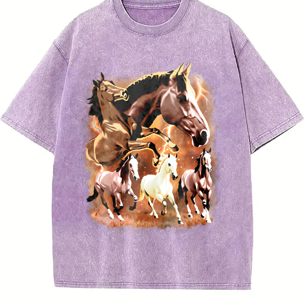 Wild Horses Vintage Washed T-Shirt product image 6