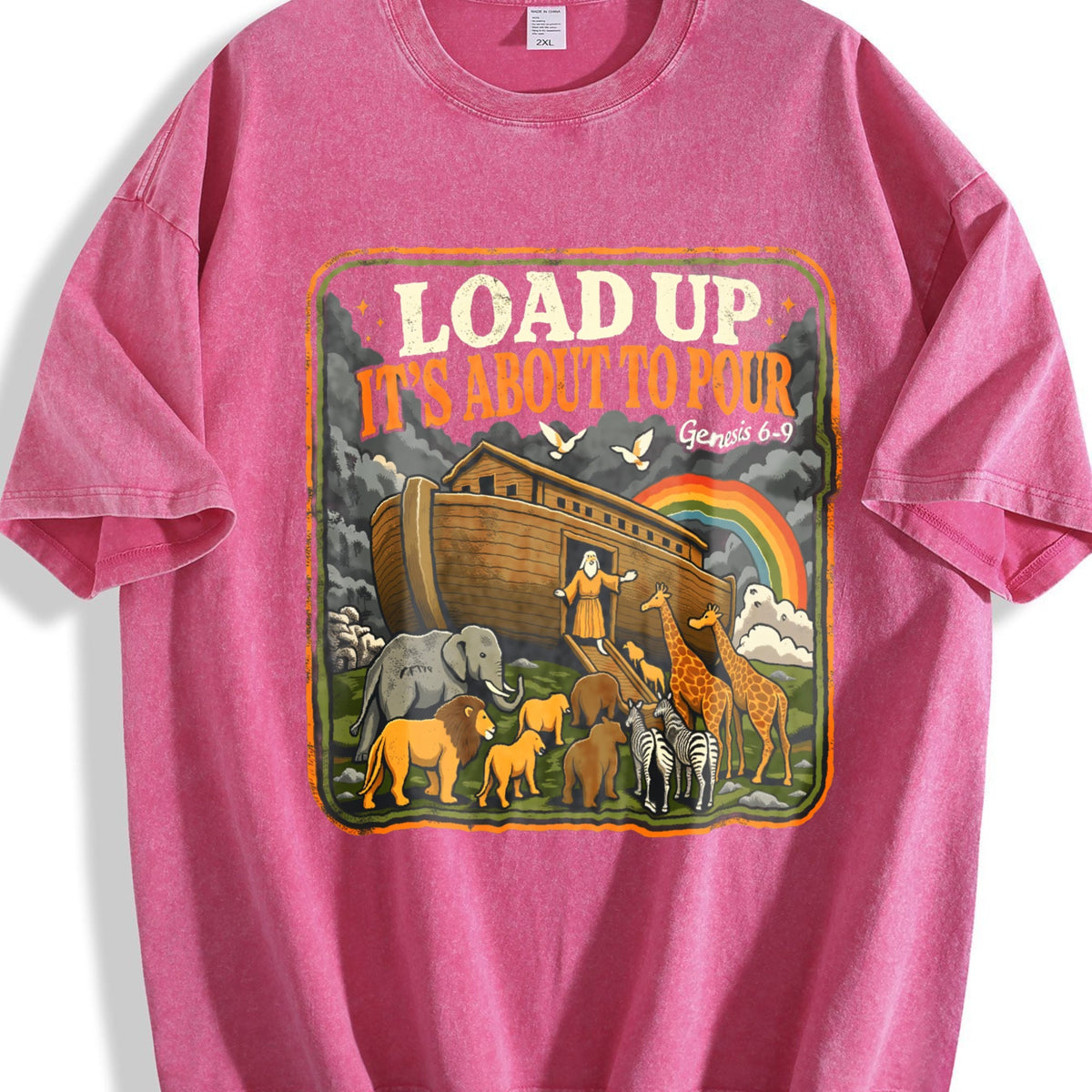 Load Up Its About To Pour Funny Noah's Ark Christian product image 7