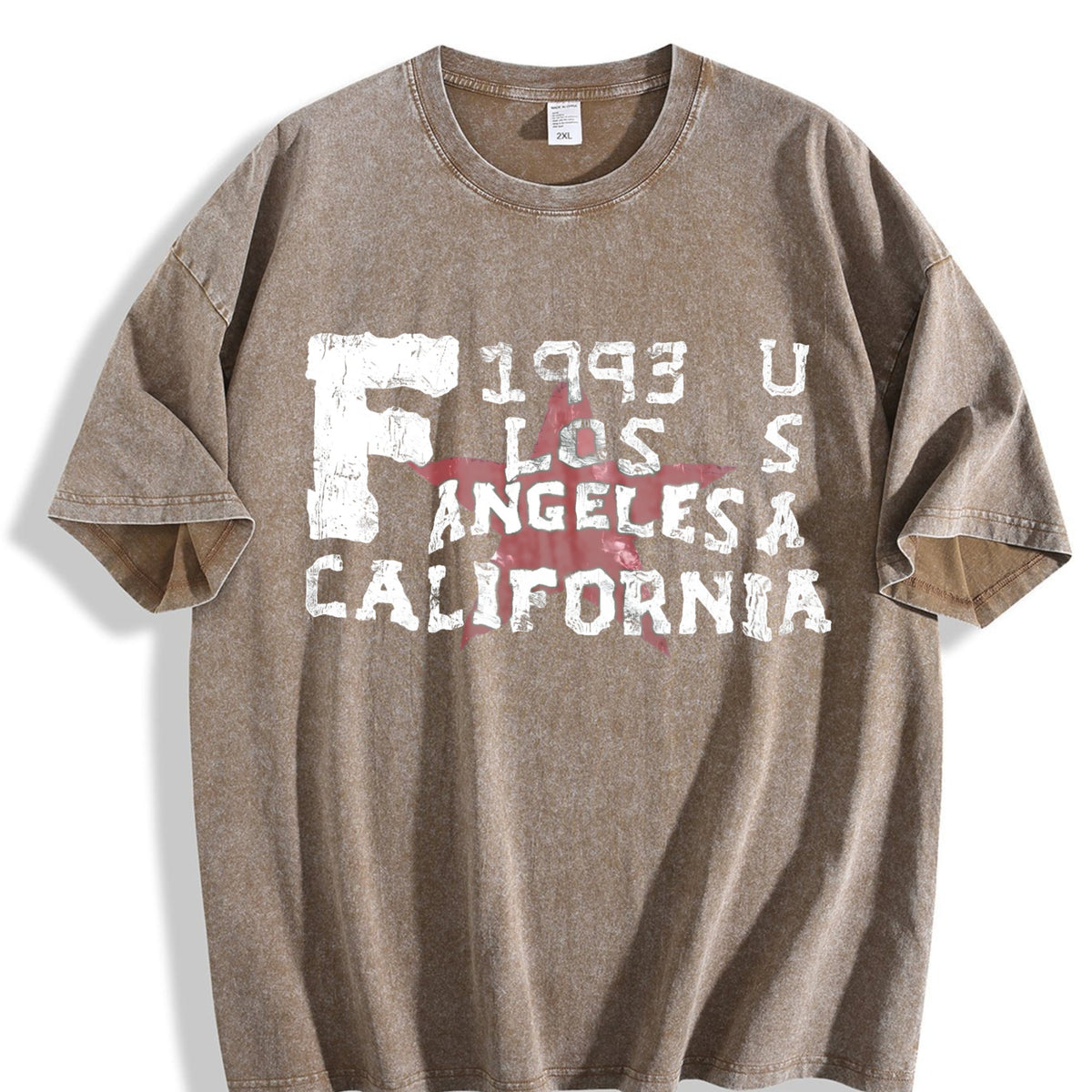 Los Angeles California 1993 Vintage Washed T-Shirt product image 3