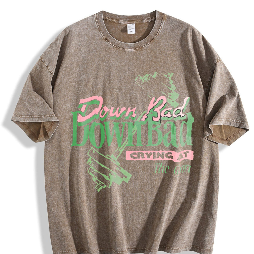 Bad Crying At The Gym Vintage Washed T-Shirt product image 3