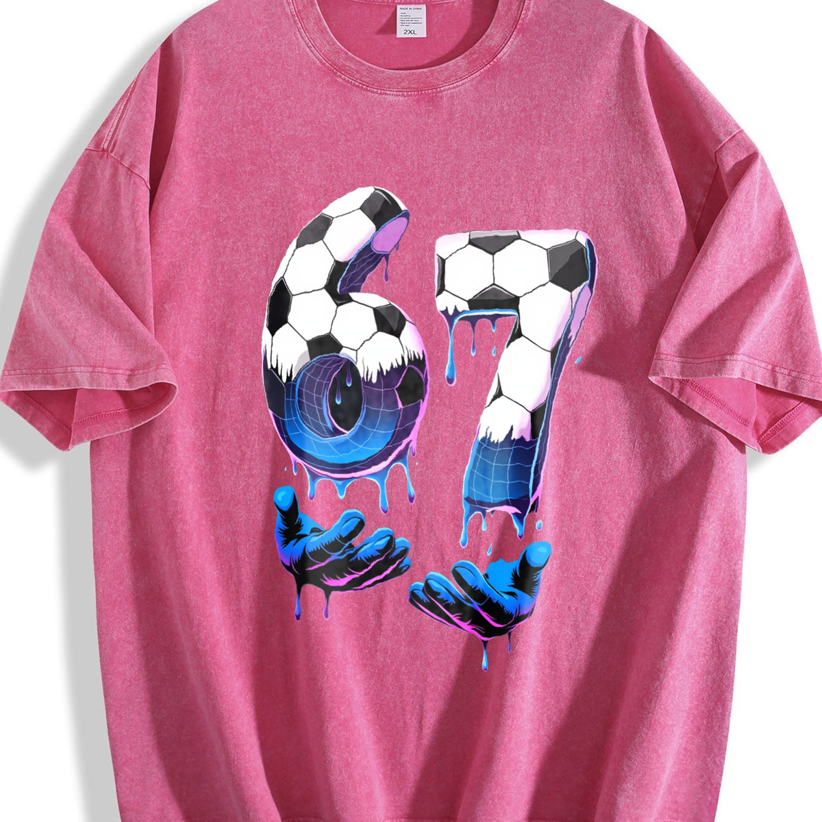 Global Soccer Fan Vintage Washed T-Shirt product image 7