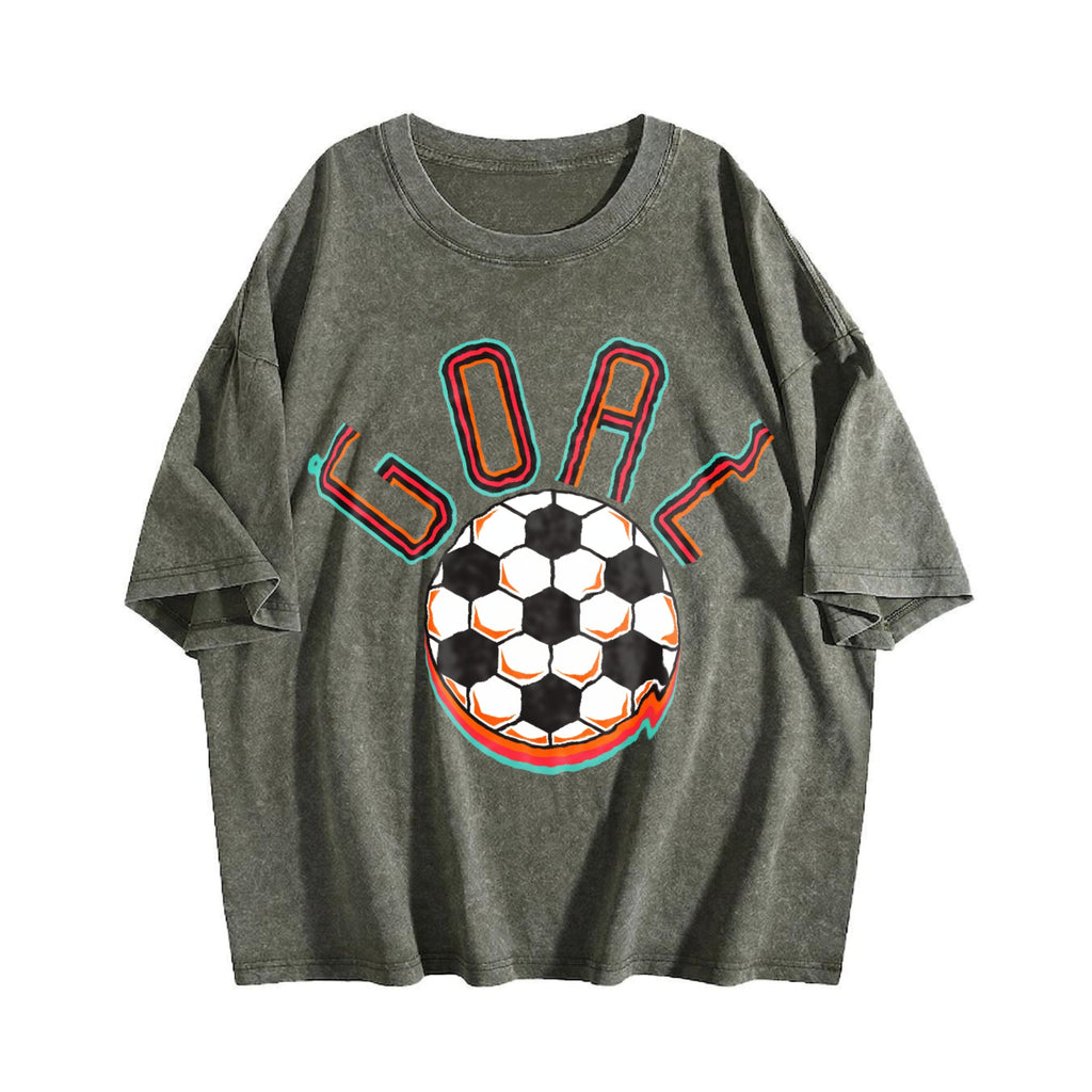 Global Soccer Fan Vintage Washed T-Shirt product image 4