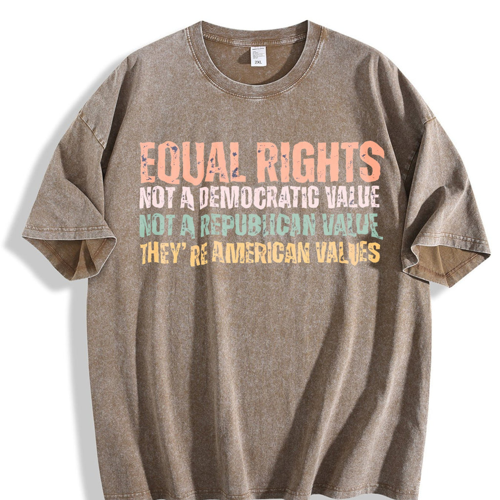 Equal Rights An American Value Vintage Washed T-Shirt product image 3