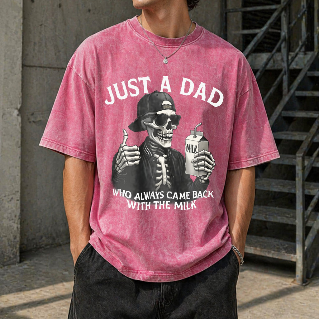 Funny Dad Vintage Washed T-Shirt product image 14
