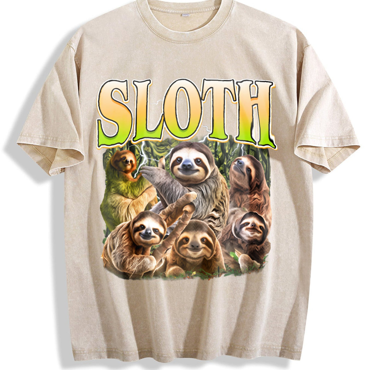 Sloth Vintage Washed T-Shirt product image 1
