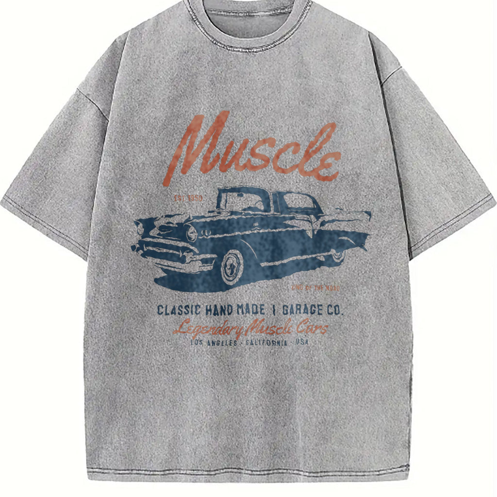 Car Vintage Washed T-Shirt product image 5