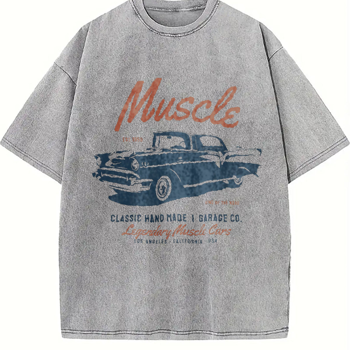 Car Vintage Washed T-Shirt product image 5