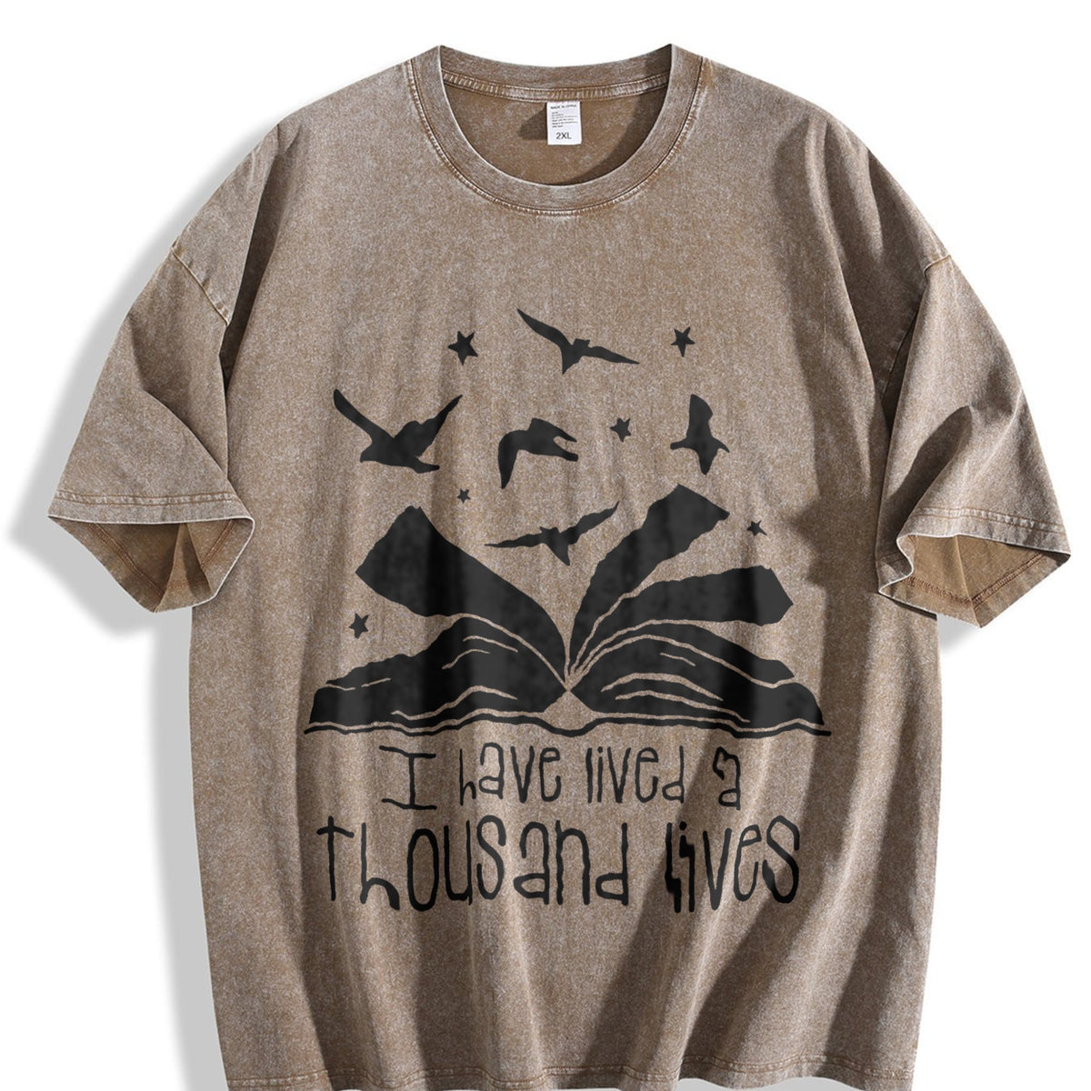 I Have Lived A Thousand Lives Vintage Washed T-Shirt product image 3