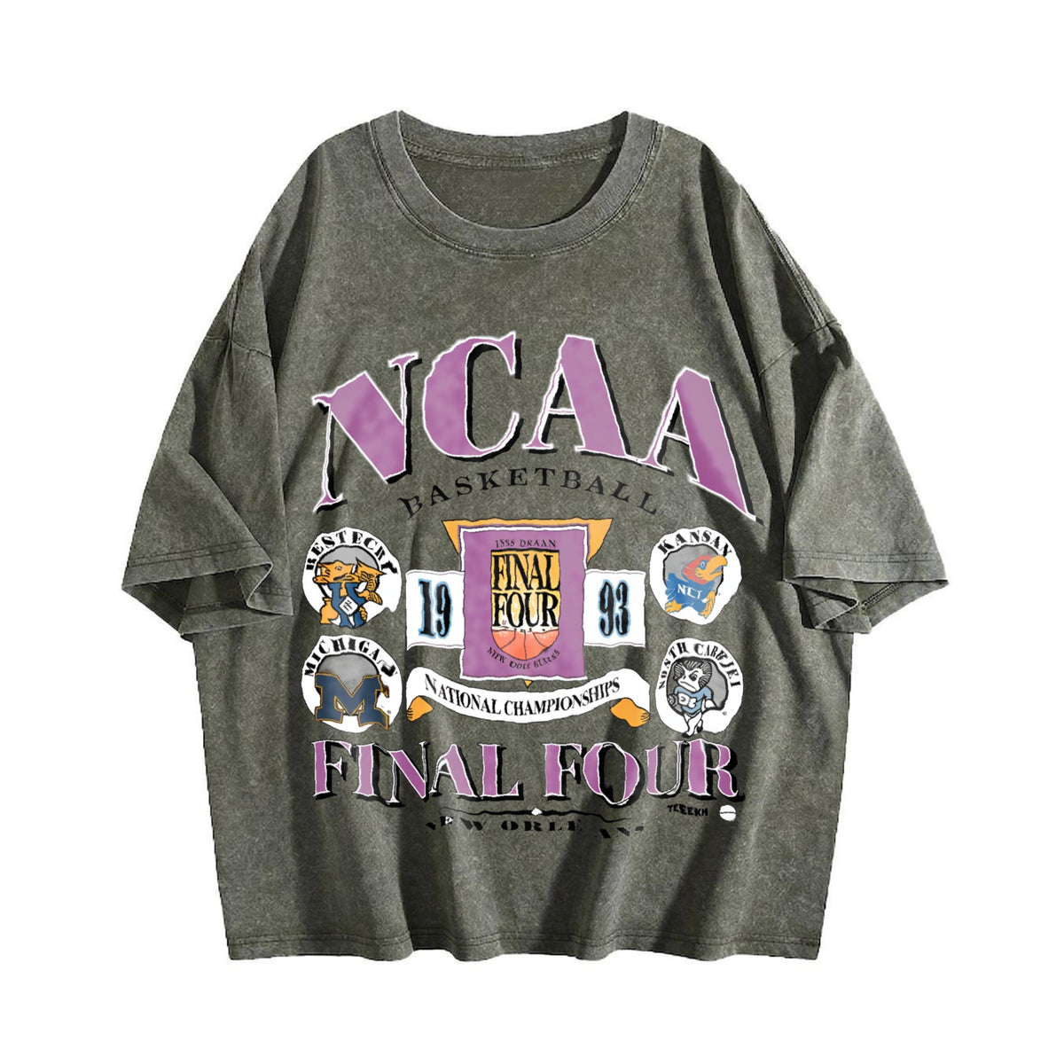 1993 Final Four Basketball College Sports Vintage Washed product image 4