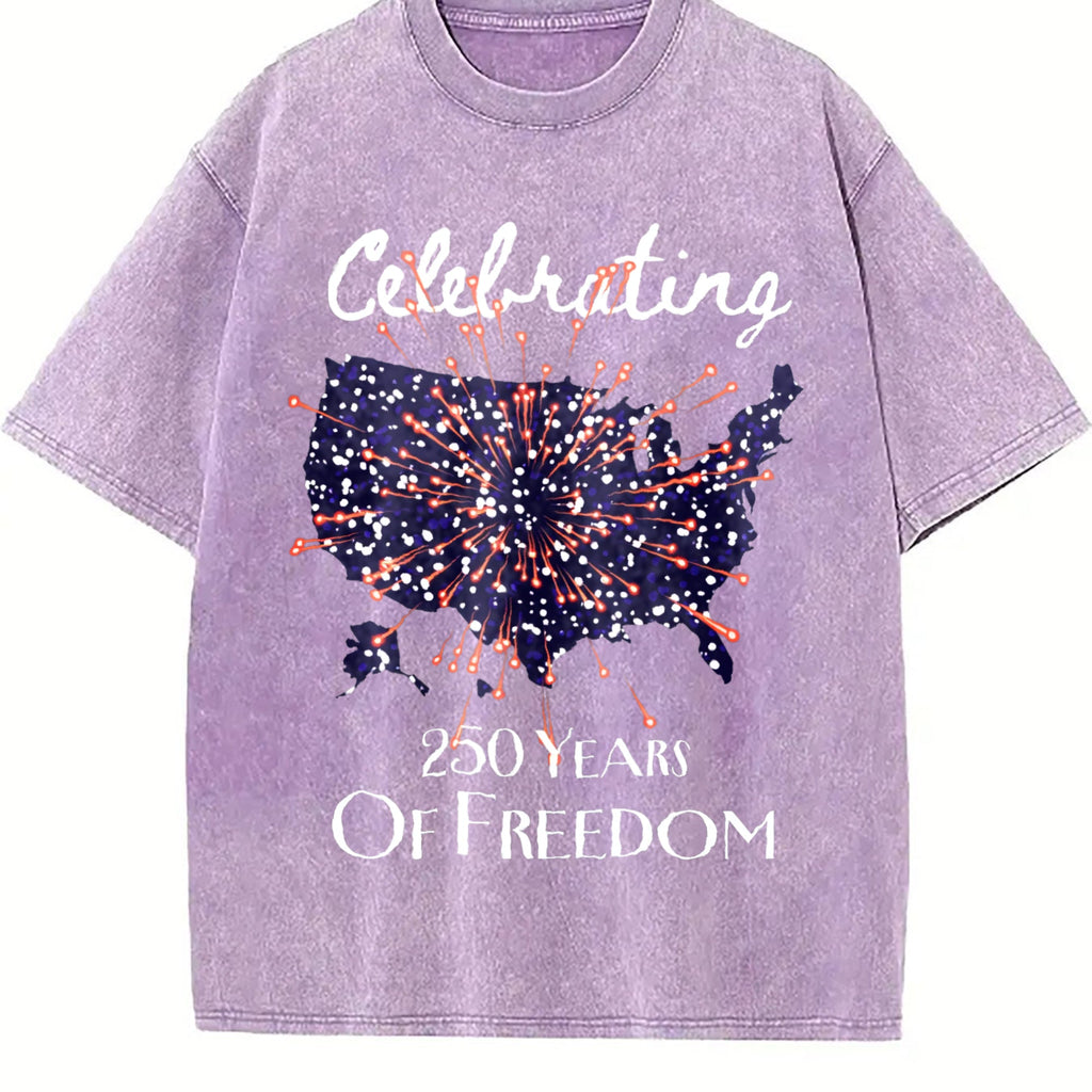 Celebrating 250 Years Of Freedom Vintage Washed T-Shirt product image 6