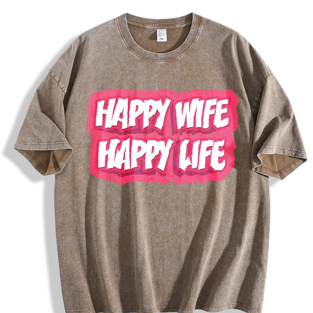 Funny Daughter Wife Slogan Vintage Washed T-Shirt product image 3