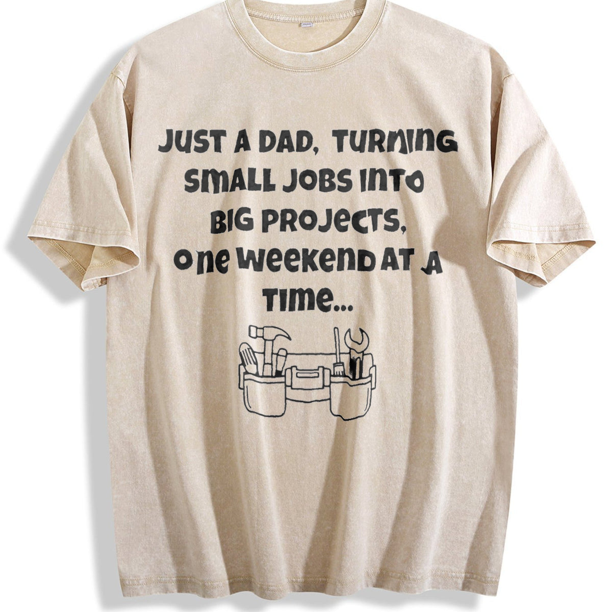Funny Diy Dad Vintage Washed T-Shirt product image 1